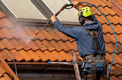 Démoussage et hydrofuge de toiture à Menétrux-en-Joux